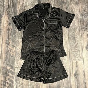 Bridesmaid Tony and Candice Silk pajama set